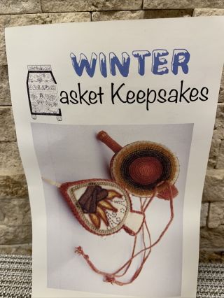 Amy Mitten Design Winter Casket Keepsakes Kit Fibers To Dye For Rare Htf