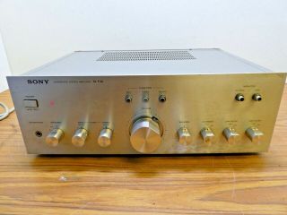 Vintage Rare Sony Ta - F3a Intergrated Stereo Amplifier &.
