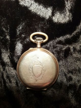 A Fine Rare Vintage Solid Silver Gents French Pocketwatch.  As Not. 2