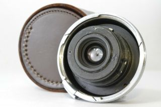 Rare Black in Case Nikon W - Nikkor C 2.  8cm 28mm f/3.  5 S Mount Japan 2