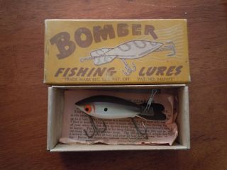 Vintage Bomber Lure 418 And Paper