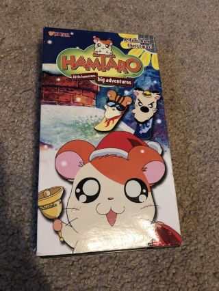 Hamtaro Vol.  4 A Ham - Ham Christmas (vhs,  2002,  English Dubbed) Rare Anime