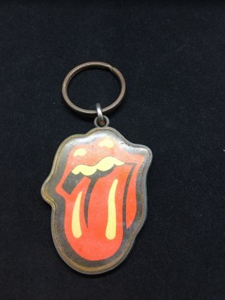 Rare - Vintage - The Rolling Stones - 1983 - Metal - Key Fob - Key Chain