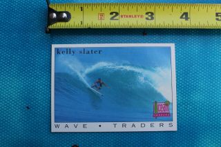 Kelly Slater Wave Trader Quiksilver Surf Cr81 Rare Vintage Surfing Trading Card