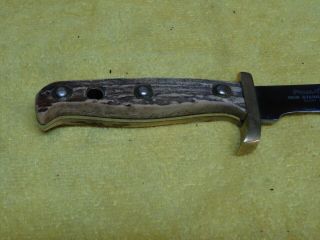 RARE - PUMA - Trapper ' s Companion 6385 Stag Handled Knife; 1969; Seath 6