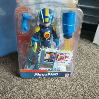 Megaman Mega Man Nt Warrior Figure 2004 Mattel 6 Inch Rare Boxed Resealed