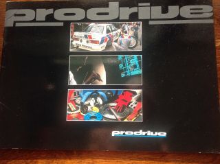 Prodrive Colour Brochure 1988 Bmw M3 Race / Rally,  Rare Item
