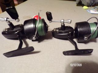 2 Vintage Garcia Mitchell 300 Spinning Reel Made In France