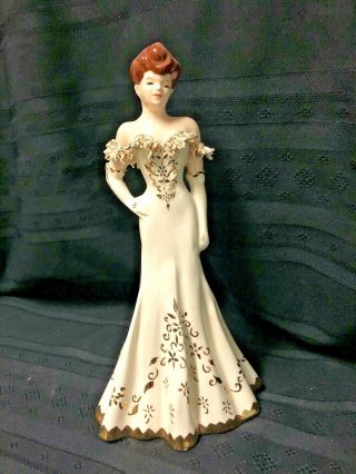Rare Vintage 1946 Florence Ceramics Figurine Gibson Girl