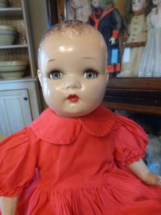 Vintage Composition/cloth Doll/repair/restoration 19 " Tlc