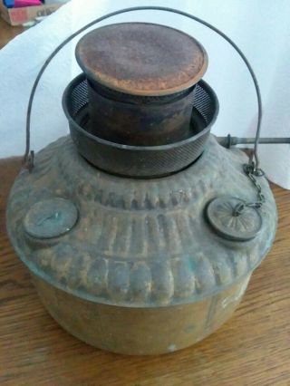 Antique Perfection Kerosene Oil Heater Burner & Font / Fuel Tank No.  500 Vintage