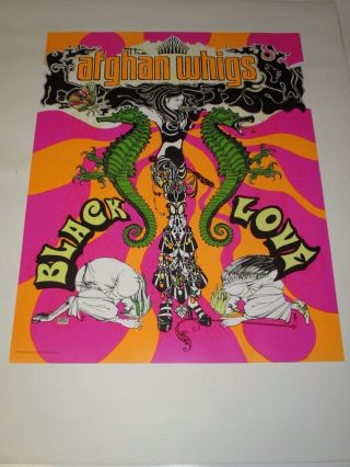 The Afghan Whigs Black Love Poster Rare Promotional Only 22 X 17