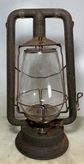 Antique Vintage C T Ham Mfg Co Rochester Ny No.  0 Clipper Lantern Lamp