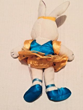 VTG 1998 Lisa Frank Bean Buddies Iris Ballerina Bunny Rabbit Plush NO PAPER TAG 2