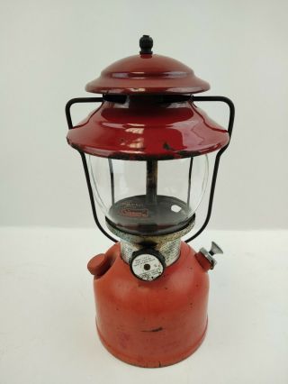 Vintage Coleman 200a Single Mantle Lantern Dated 11/79 Camping With Globe
