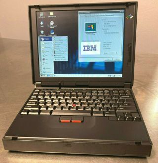 Ibm Thinkpad 380d 2635 Retro Gaming Business Laptop Vintage Rare Upgraded Win95