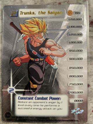 Trunks The Saiyan Dragon Ball Z Foil Trading Card Game 199 Rare Dbz 28/28 Tcg