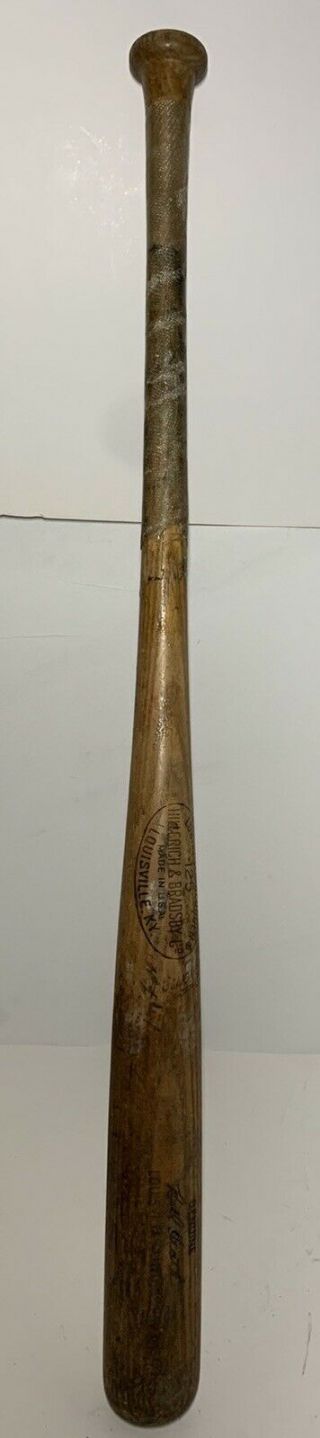 Vintage Rare 125 Hillerich & Bradsby Louisville Slugger Bill Heath P72 Bat