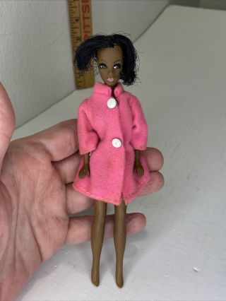 Vintage 1970 Topper Toys Dawn’s Friend Dale African American Doll Straight Hair