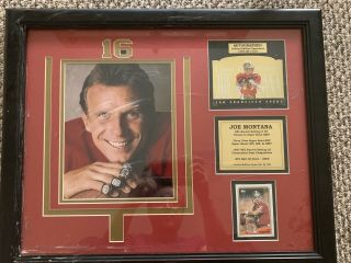 Rare Joe Montana 49ers Autographed Memorabilia
