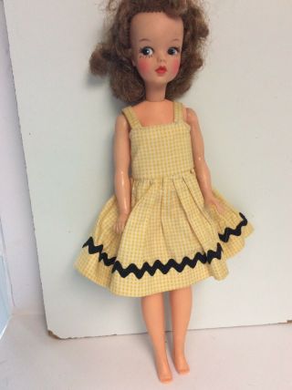 Vintage 1960s Ideal Tammy Doll Bs - 12 - 1 Auburn Hair - Straight Leg