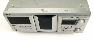 Sony CDP - M400CS Mega Storage Jukebox 400 Disc CD Player Silver Rare Belts 4