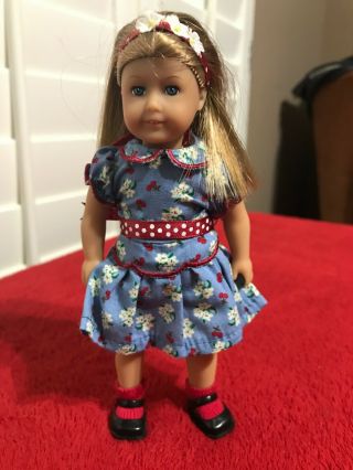 American Girl; Emily Mini Doll & Book Vintage In Box; Item Gcaur
