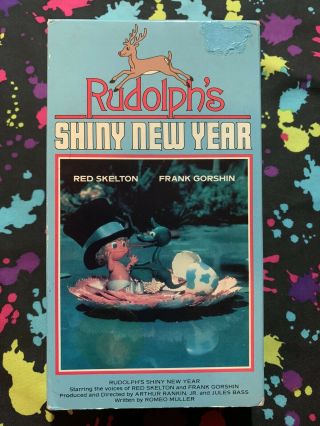 Rudolph’s Shiny Year Rare Oop 1980’s Lightning Video Vhs Orig.  First Release