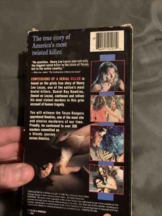 Confessions Of A Serial Killer Henry Portrait Ripoff Rare Horror Gore Oop Vhs 3