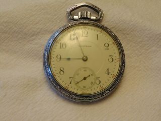 Antique Vintage Waltham P.  S.  Bartlett 17j Pocket Watch Parts Or To Restore S16