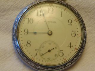 Antique Vintage Waltham P.  S.  Bartlett 17J Pocket Watch Parts or to Restore S16 2