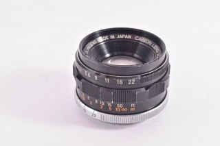 CANON 35mm/F2 Leica 39mm LMT screw mount Rare 21710 3