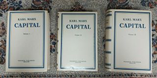 Karl Marx Capital 3 Volume Set Progress Publishers Moscow Rare Set Ussr