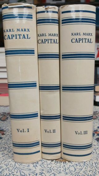 KARL MARX CAPITAL 3 VOLUME SET PROGRESS PUBLISHERS MOSCOW RARE SET USSR 2