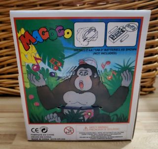 Vintage Magogo Gorilla Sings Macarena Clap Activated Rare Does Not Work READ 3