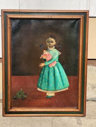 Agapito Labios Oil On Canvas (1898 - 1996) Rare Collector 