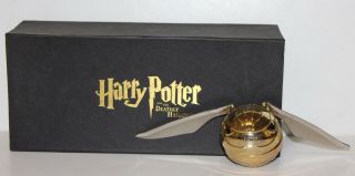 Rare Harry Potter Promo Deathly Hallows Part 2 Golden Snitch Clock Promotional