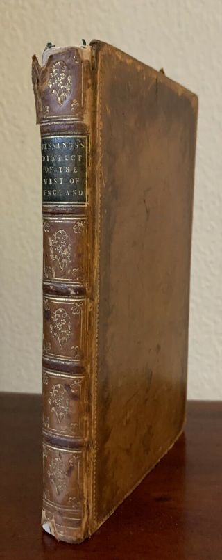 Somersetshire Dialect By Jennings 1825 Rare First Edition Dictionary