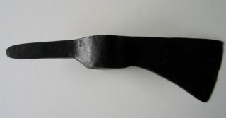 Rare Antique 17th /18th C.  Fur Trade Spiked Tomahawk Head With Hallmark