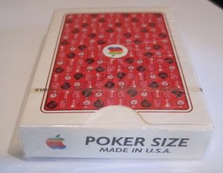 RARE VINTAGE APPLE COMPUTER c1990s MACINTOSH ICON PLAYING CARDS - Never Opened 3