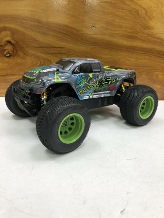 Hpi Racing Savage Xs Flux 4wd Truck W/ Upgrades - Brushless - Very Rare & Htf