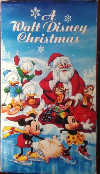 A Walt Disney Christmas (vhs) Rare Compilation Includes 6 Holiday Cartoons