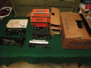 1953 Lionel 1503ws Outfit With Boxes And Setbox 2055 Loco Runs Good Rare Find