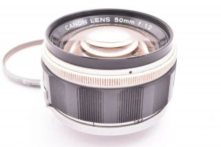Rare CANON 50mm/F1.  2 Leica 39mm LMT screw mount 30960 3