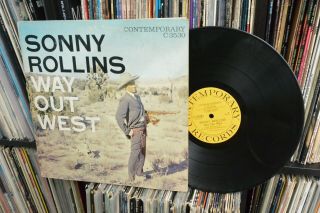 Sonny Rollins Way Out West Contemprary Dg Mono Rare 1957 Ex -