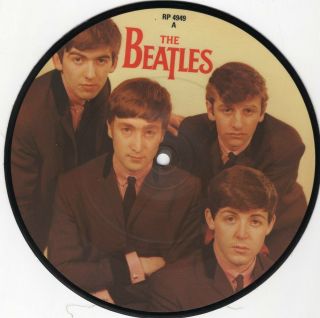 The Beatles Love Me Do Rare 1982 Uk Emi Parlophone 7 " Vinyl Picture Disc