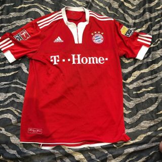Rare Vintage Bayern Munich Home Football Shirt Large Man Robben 10