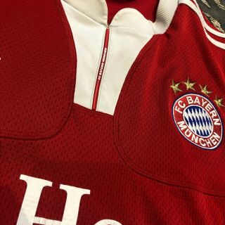 Rare Vintage Bayern Munich Home Football Shirt Large Man Robben 10 2
