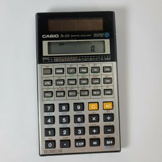 RARE Vintage Casio fx - 115 SOLAR 10 digit scientific calculator 2