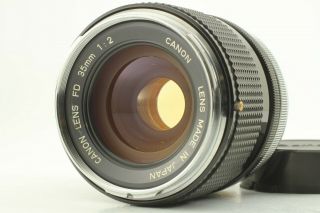 Rare " O " [near - ] Canon Fd 35mm F2 Wide Angle Mf Lens From Japan
